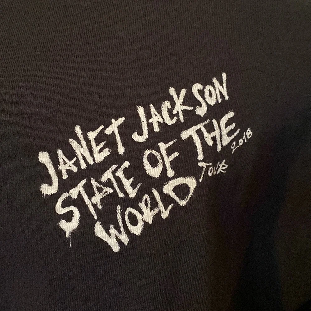 NWOT - Janet Jackson 2018 State of the World Tour Concert T-shirt - Picture 1 of 4